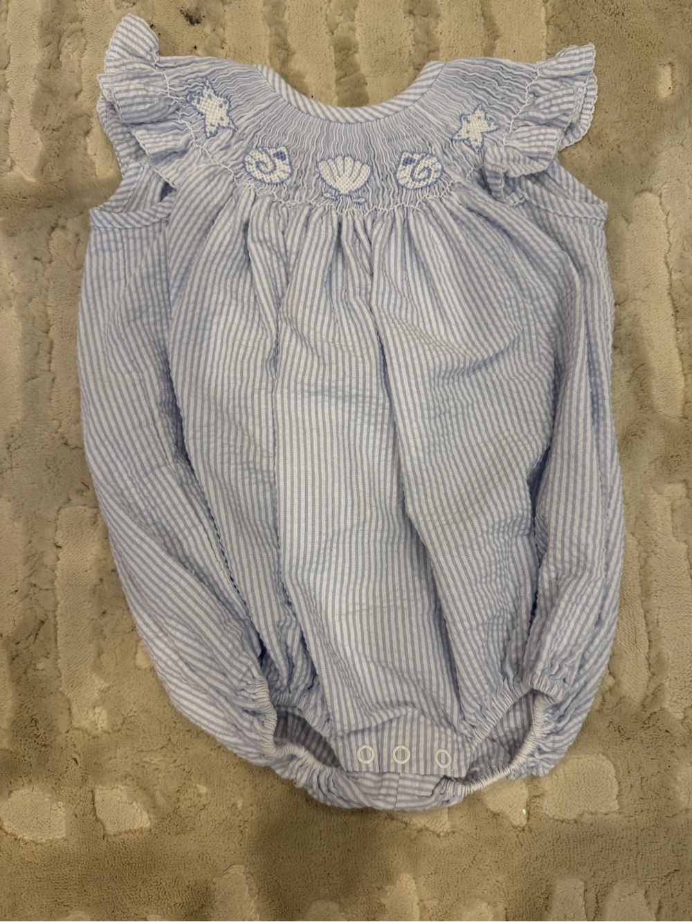 Classic Whimsy Seashell Romper